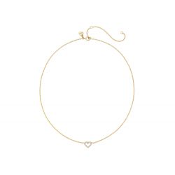 Halskette Sparkle Herz / 18 Karat Gold mit Brillanten