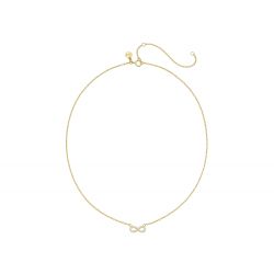 Halskette Infinity Sterlingsilber goldplattiert