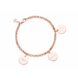 Armband mit Gravur roségoldplattiert Classic 4