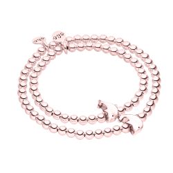 Mutter & Tochter Set Delphin Sterlingsilber roségoldplattiert