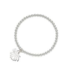 Armband Lotusblüte Sterlingsilber