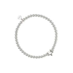 Kugelarmband Stern Sterlingsilber