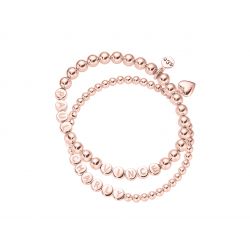 Namensarmband Set Classic Sterlingsilber roségoldplattiert