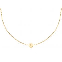 One Letter Ankerkette / 18 Karat Gold