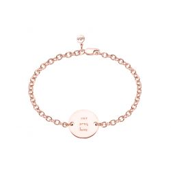 Armband mit Gravur roségoldplattiert Classic 3
