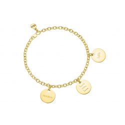 Armband mit Gravur goldplattiert Classic 2