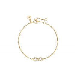 Armband Infinity Sparkle / 18 Karat Gold mit Brillanten